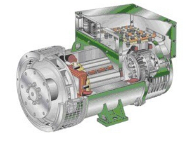 新市发电机内部结构图